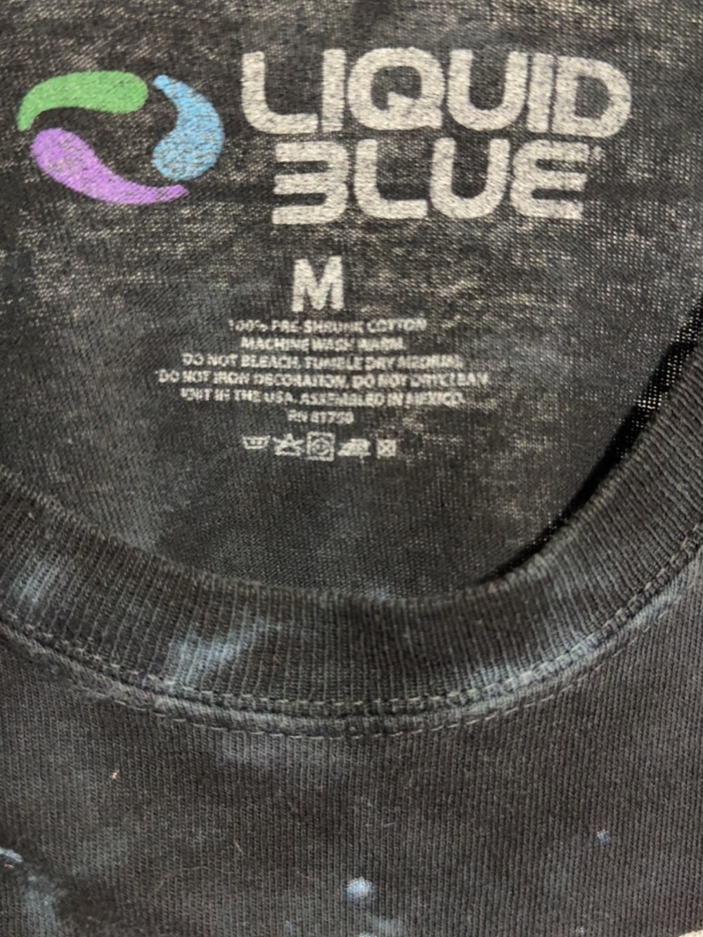 Liquid Blue Tie-Dye RUSH Tee - Picture 3 of 4